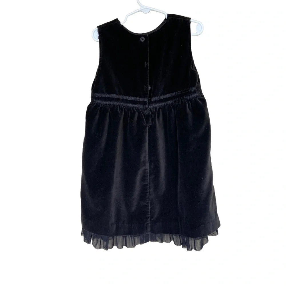 Black Velvet dress size 5T